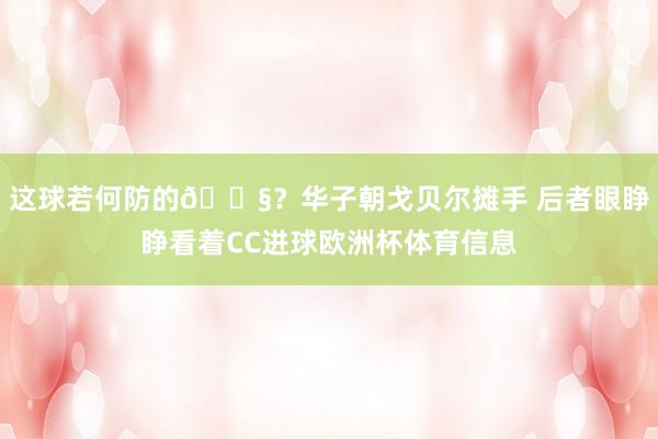 这球若何防的😧？华子朝戈贝尔摊手 后者眼睁睁看着CC进球欧洲杯体育信息