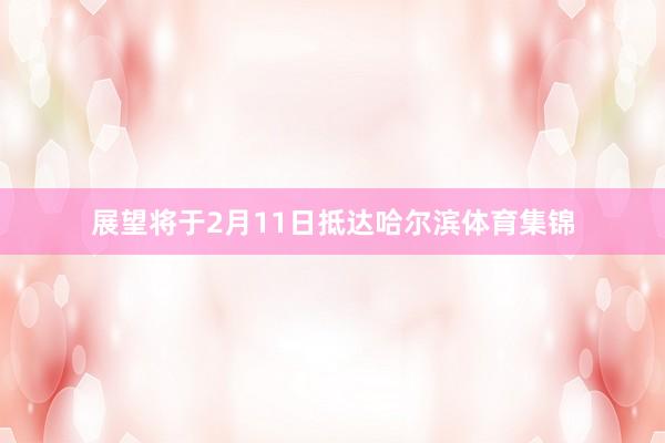 展望将于2月11日抵达哈尔滨体育集锦
