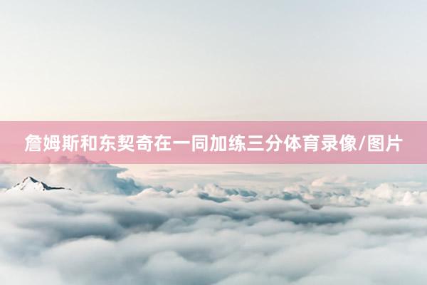 詹姆斯和东契奇在一同加练三分体育录像/图片