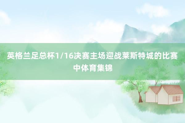 英格兰足总杯1/16决赛主场迎战莱斯特城的比赛中体育集锦