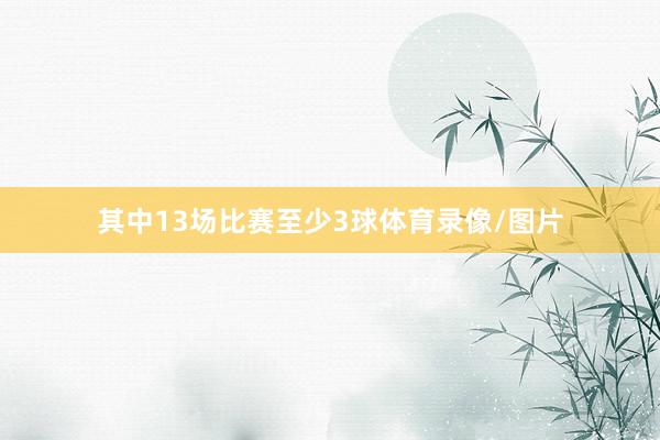 其中13场比赛至少3球体育录像/图片