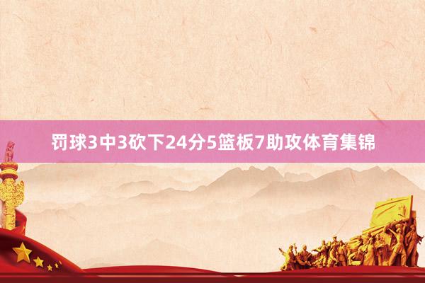 罚球3中3砍下24分5篮板7助攻体育集锦