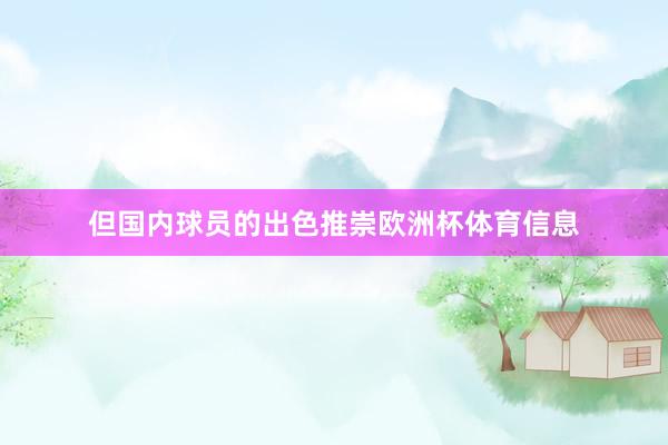 但国内球员的出色推崇欧洲杯体育信息