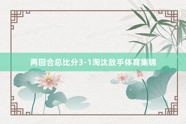 两回合总比分3-1淘汰敌手体育集锦