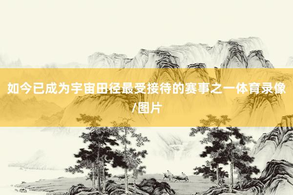 如今已成为宇宙田径最受接待的赛事之一体育录像/图片
