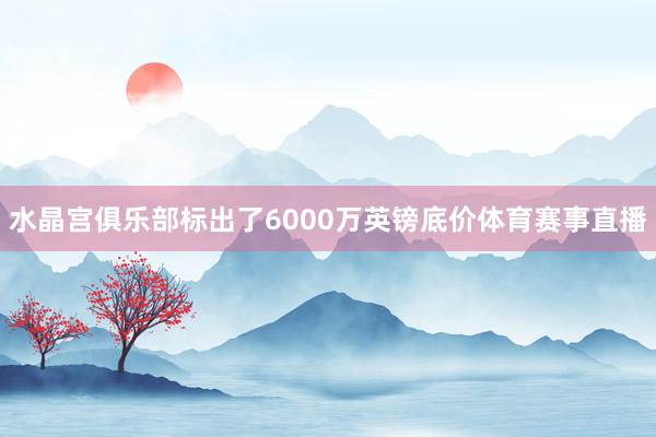 水晶宫俱乐部标出了6000万英镑底价体育赛事直播