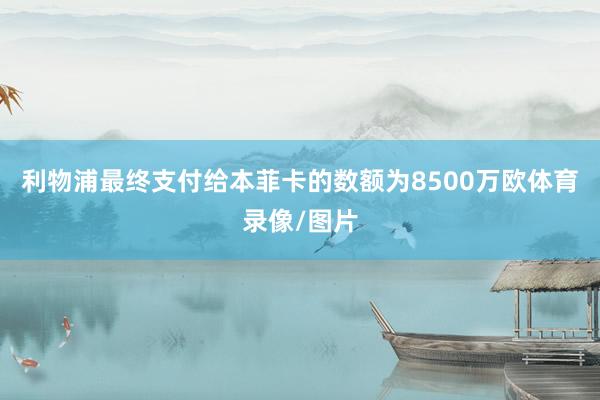 利物浦最终支付给本菲卡的数额为8500万欧体育录像/图片