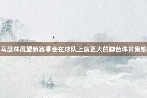 马瑟林展望新赛季会在球队上演更大的脚色体育集锦