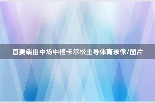 首要端由中场中枢卡尔松主导体育录像/图片