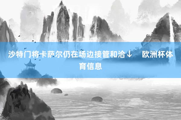 沙特门将卡萨尔仍在场边接管和洽↓    欧洲杯体育信息