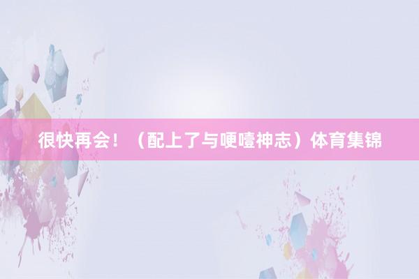 很快再会！（配上了与哽噎神志）体育集锦