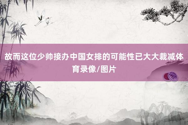 故而这位少帅接办中国女排的可能性已大大裁减体育录像/图片