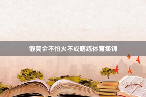 锻真金不怕火不成瞎练体育集锦